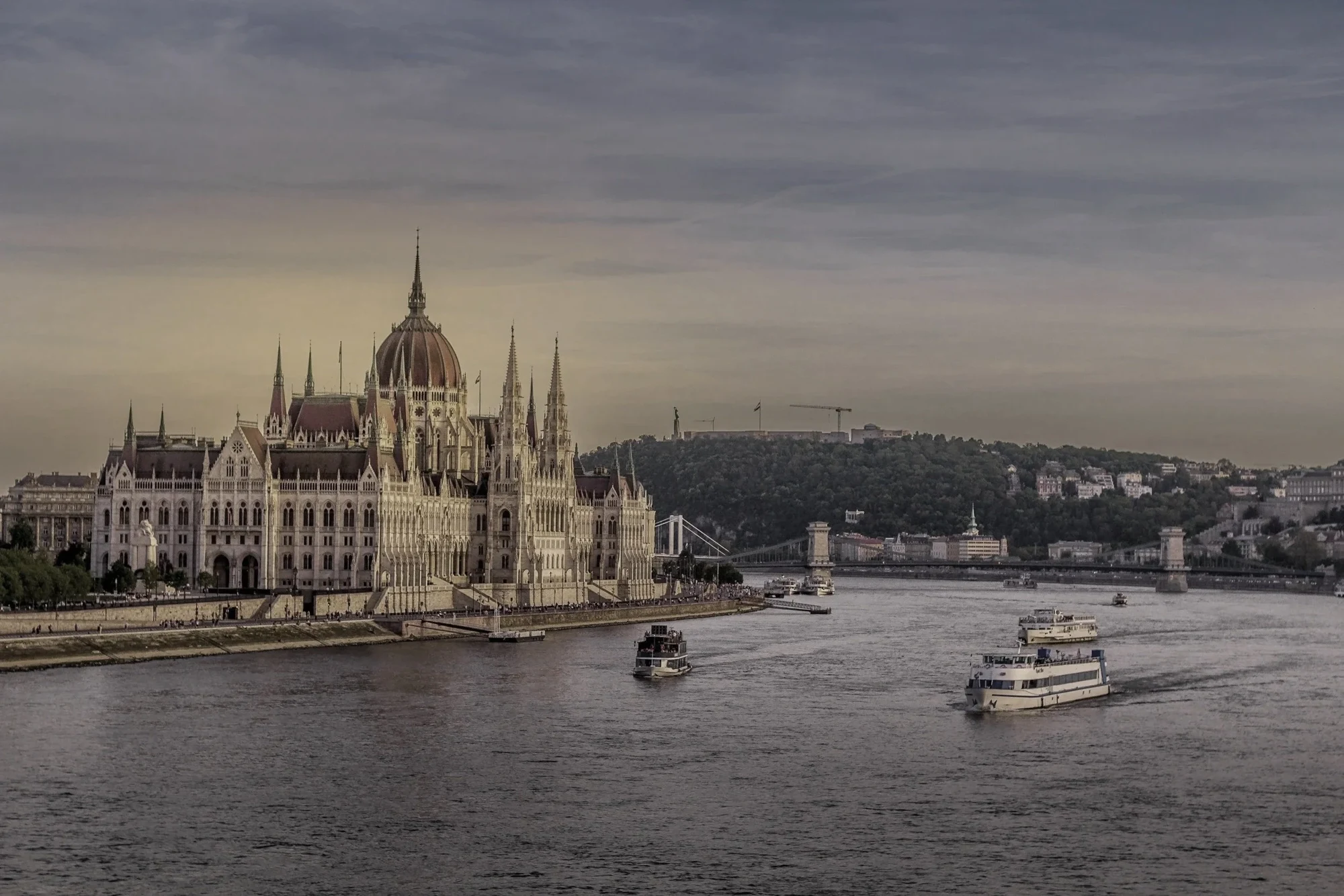 Budapest's historic riverside skyline on the Danube