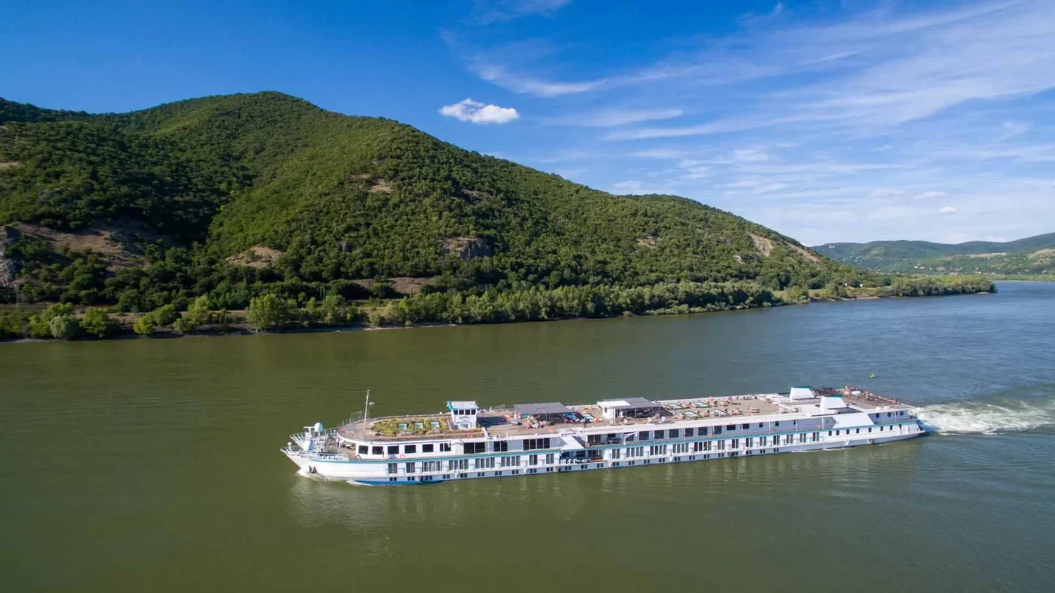 Riverside Mozart river ship sailing on the Danube